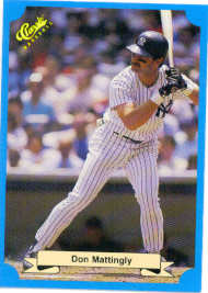 1988 Classic Blue Baseball Cards       211     Don Mattingly